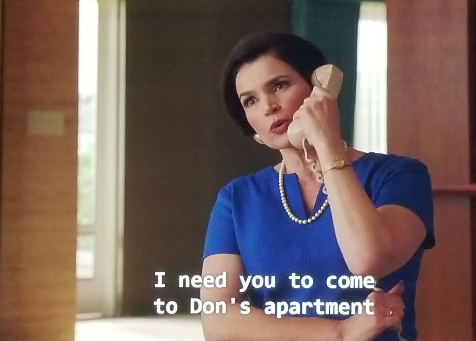 Mad Men Scene 10: I need you to come to Don's apartment.