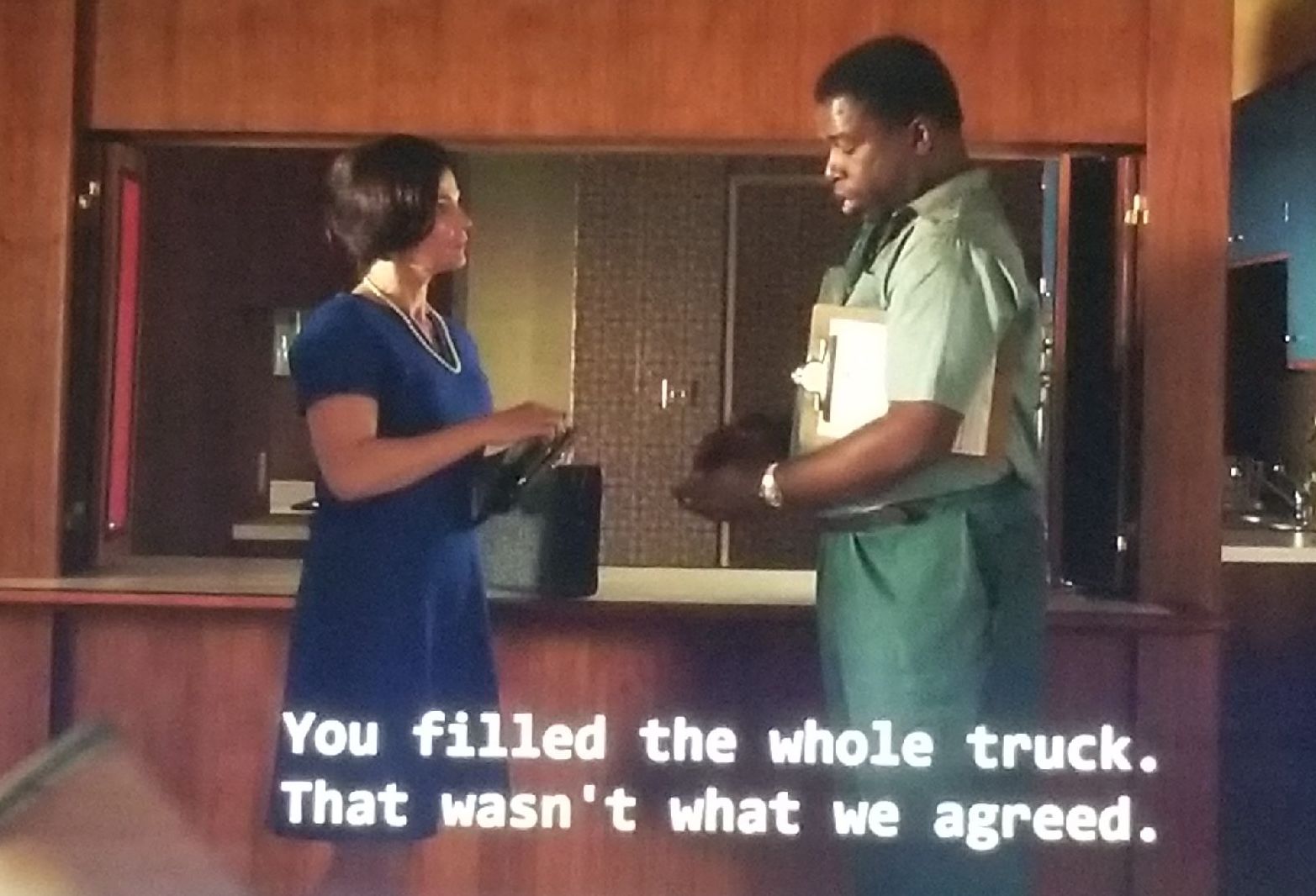 Mad Men Scene 1: You filled the whole truck. That wasn't what we agreed.
