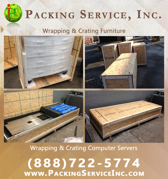 Expert custom crating services - custom wooden boxes built on-site with guaranteed flat-rate quotes nationwide
