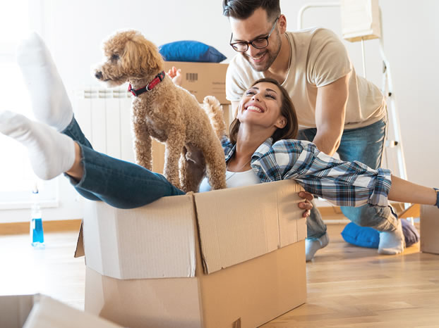 Residential moving with guaranteed flat-rate quotes from professional movers